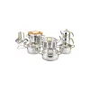 ÖZLİFE CEY-420 ENZA 18 PRÇ ÇYZ SETİ SADE GOLD KULP