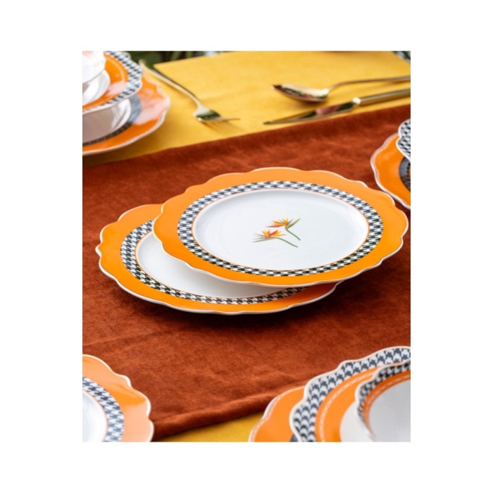 ACAR 5437 DIANA PORSELEN 24 PRÇ.YEMEK TAKIMI