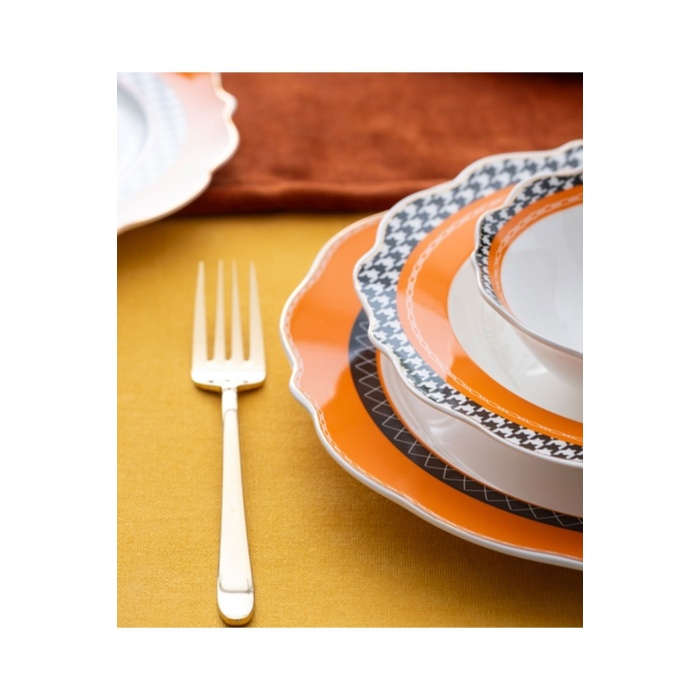 ACAR 5437 DIANA PORSELEN 24 PRÇ.YEMEK TAKIMI