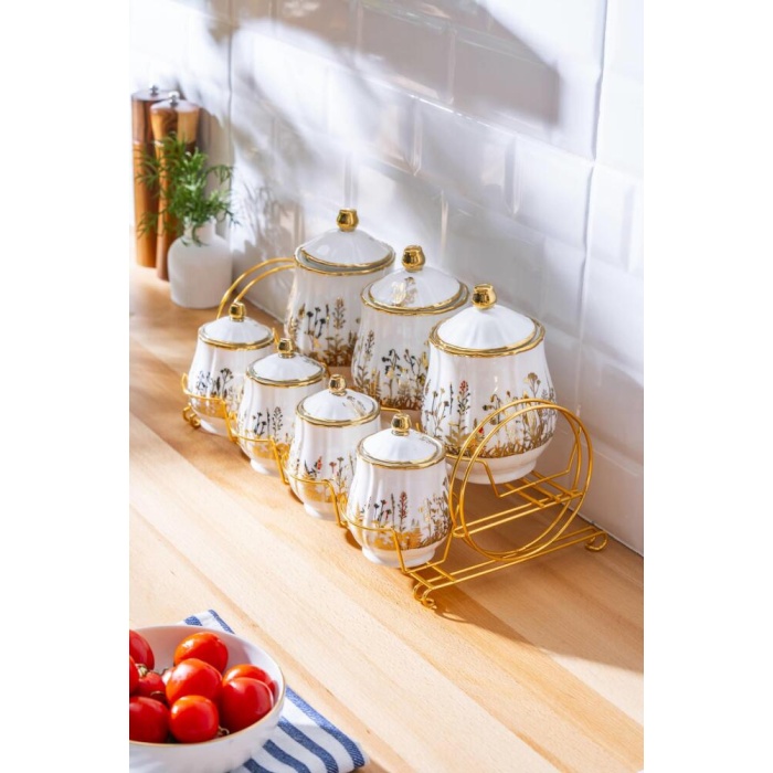 ACAR 6828 SWANNİE 7Lİ PORSELEN BAHARAT TKM