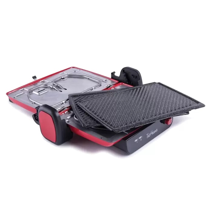 STİLEVS TOSTHANE SGH23101 GRANİT TOST MAKİNESİ KIRMIZI