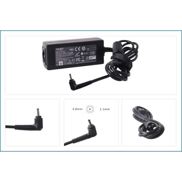 Fast Acer 19v 2.37a 45w 3.0x1.1mm Şarj Adaptörü