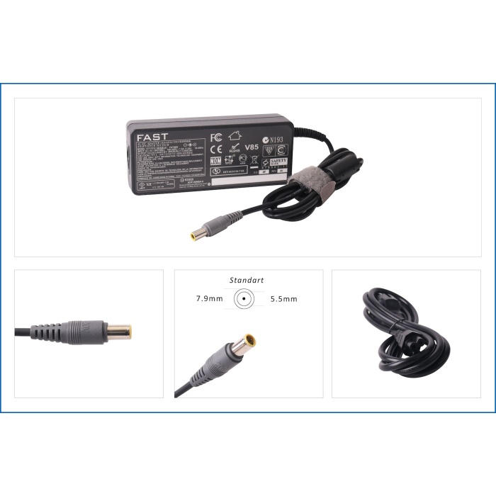 Fast IBM Lenovo 20v 4.5a 90w 7.9x5.5mm Şarj Adaptörü