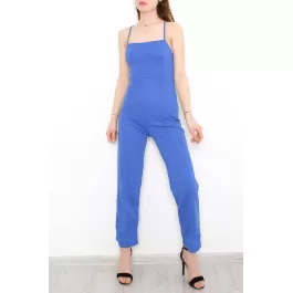 Sırt Bağcıklı Tulum Saks