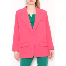 Blazer Ceket Fuşya