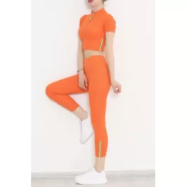 Fermuarlı Reflektör Takım Oranj