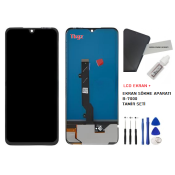Tecno Pova 4 PRO Uyumlu Lcd Ekran Dokunmatik SERVİS Orijinali + B-7000 + TAMİR SETİ