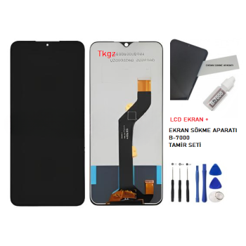 Tecno Pova NEO 2 Uyumlu Lcd Ekran Dokunmatik SERVİS Orijinali + B-7000 + TAMİR SETİ