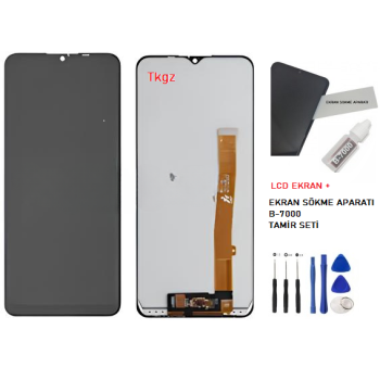 TCL 10SE Uyumlu Lcd Ekran Dokunmatik SERVİS Orijinali + B-7000 + TAMİR SETİ