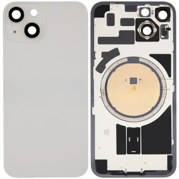 İphone 14 Full Arka Kapak Orijinal Arka Kemere Lensli (CAM) BEYAZ