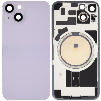 İphone 14 Full Arka Kapak Orijinal Arka Kemere Lensli (CAM) MOR