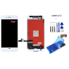 Tkgz - iPhone 7 Uyumlu Lcd Ekran Dokunmatik Orijinal + TAMİR SETİ +  TOZ  BANTI BEYAZ