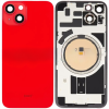 İphone 14 PLUS Full Arka Kapak Orijinal Arka Kemere Lensli (CAM) KIRMIZI