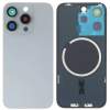 İphone 15 PRO Full Arka Kapak Orijinal Arka Kemere Lensli (CAM) BEYAZ