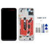 Tkgz Huawei P40 Lite Lcd Ekran Dokunmatik SERVİCE PACK - FULL ÇITALI GÜMÜŞ + TAMİR SETİ