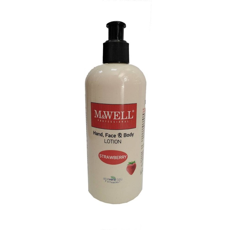 M&Well El ve Vücut Losyonu Çilek 400 ML