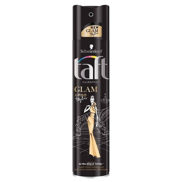 Taft Glam Saç Spreyi 250ML Zarif Topuz