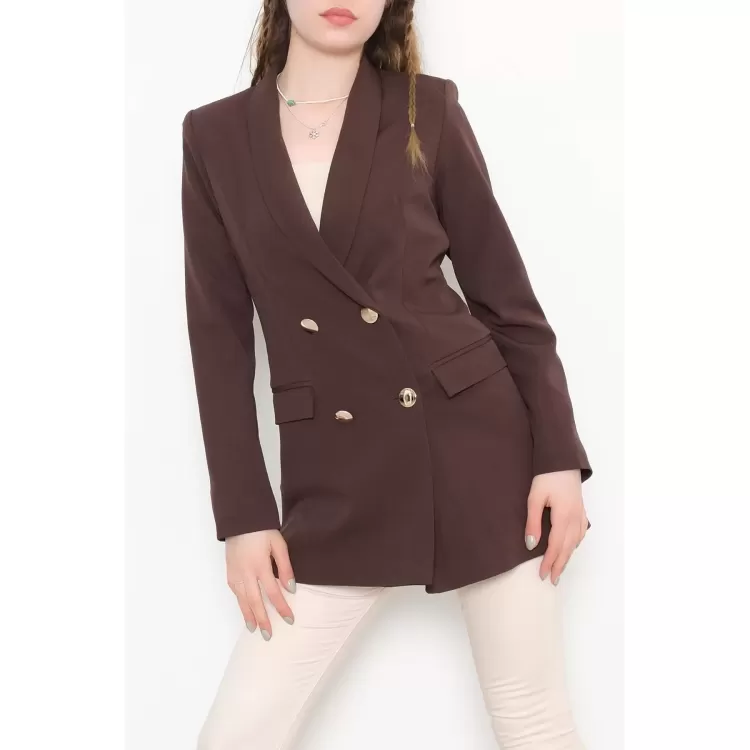 Blazer Ceket Kahve