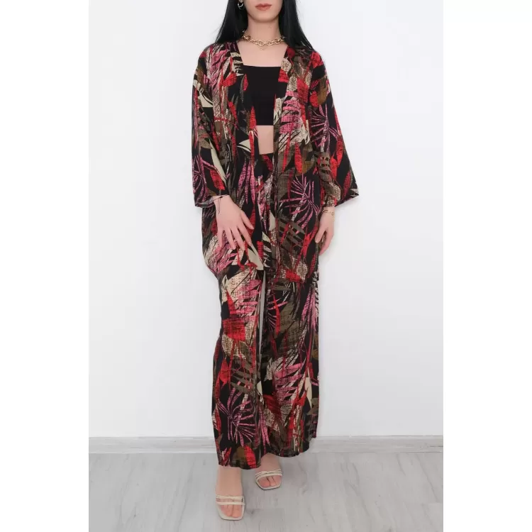 Kimono Takım Kırmızıhaki