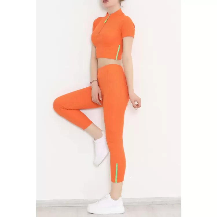 Fermuarlı Reflektör Takım Oranj