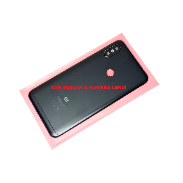 Tkgz Xiaomi Redmi Note 6 Pro Kasa Arka Pil Batarya Kapağı SİYAH