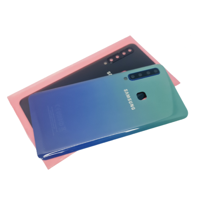 Samsung Galaxy A9 A920 2018 Arka Kapak (CAM FULL LENSLİ ORJİNAL) MAVİ