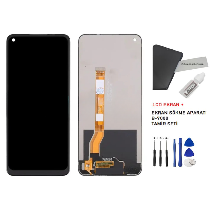 Oppo A96 Lcd Ekran Dokunmatik Orijinal Kalite +B-7000 + TAMİR SETİ