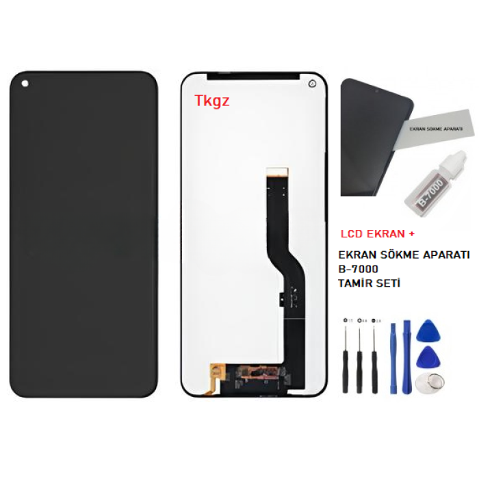 Tkgz Tcl PLEX - T780H Lcd Ekran Dokunmatik SERVİCE PACK + B-7000 + TAMİR SETİ