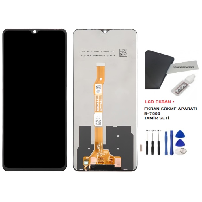 Tkgz Vivo Y27S Lcd Dokunmatik Ekran A- Kalite + B-7000 + TAMİR SETİ
