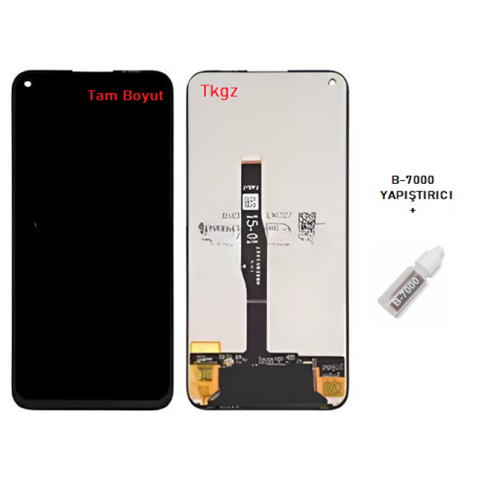 Tkgz Huawei P40 Lite Lcd Ekran Dokunmatik SERVİCE PACK + B-7000