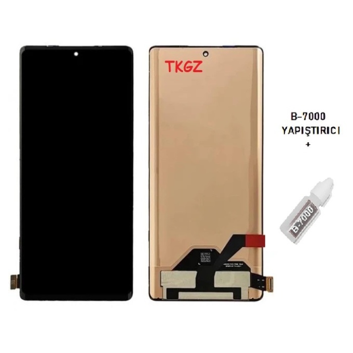 Tkgz Infinix ZERO 30 Lcd Ekran Dokunmatik SERVİCE PACK + B-7000