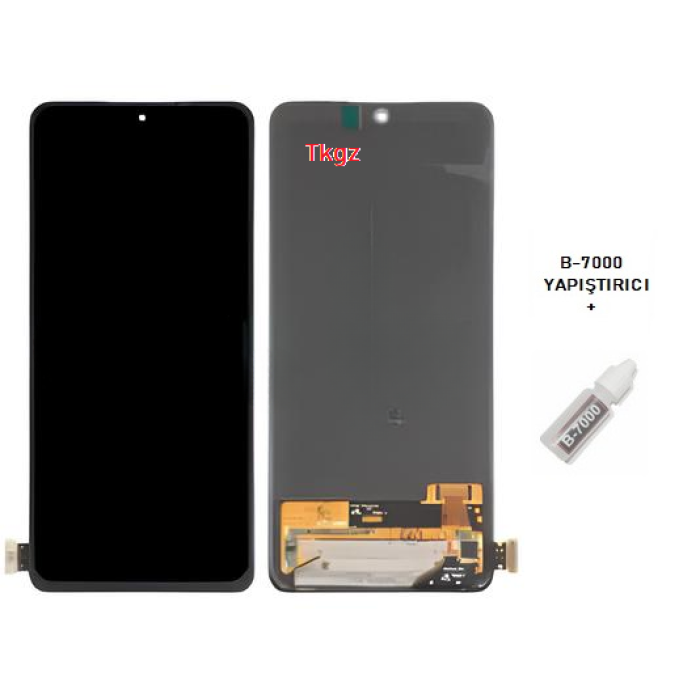 Tkgz Xiaomi Redmi NOTE 12 PRO -4G- Lcd Ekran Dokunmatik SERVİCE PACK + B-7000