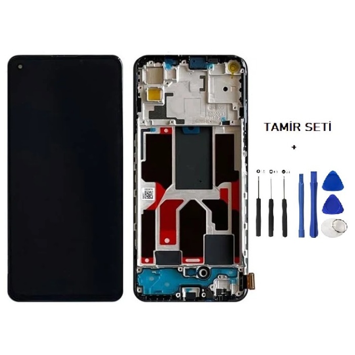 Tkgz Oppo Reno 5 LİTE Lcd Ekran Dokunmatik SERVİCE PACK - FULL ÇITALI + TAMİR SETİ