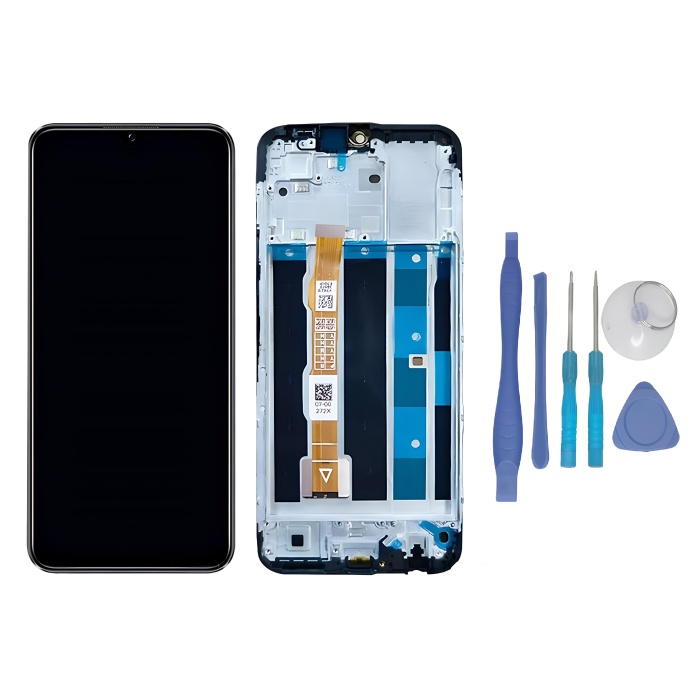Tkgz Vivo Y16 Lcd Dokunmatik Ekran SERVİCE PACK - FULL ÇITALI + TAMİR SETİ