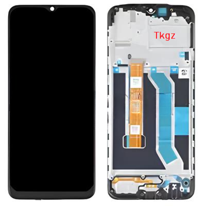 Tkgz Oppo Realme C3İ Lcd Ekran Dokunmatik SERVİCE PACK - FULL ÇITALI