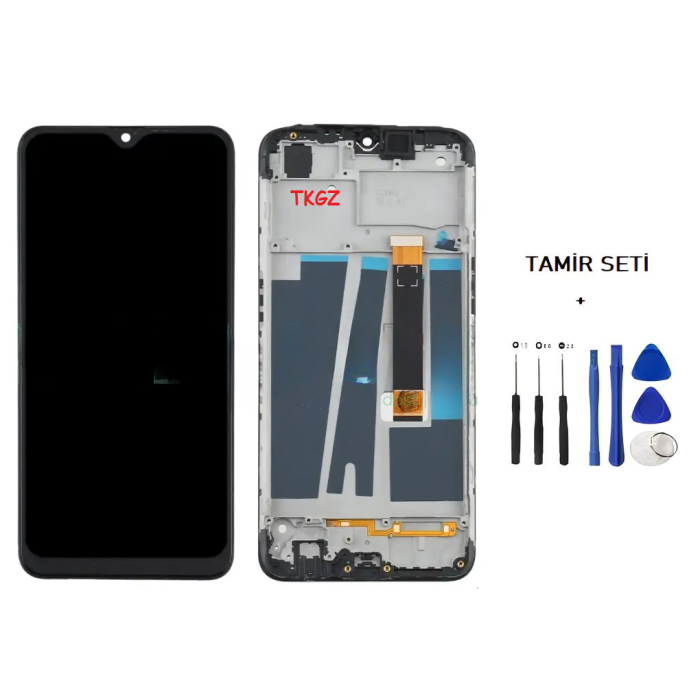 Tkgz Oppo A12 Lcd Ekran Dokunmatik SERVİCE PACK - FULL ÇITALI + TAMİR SETİ