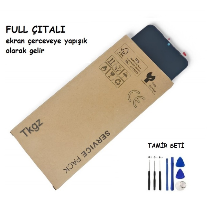 Tkgz Infinix HOT 20 PLAY Lcd Ekran Dokunmatik SERVİCE PACK - FULL ÇITALI + TAMİR SETİ