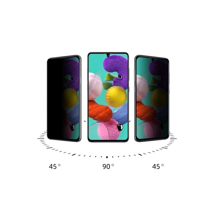 TOPTANBULURUM Redmi Note 9 Uyumlu Hayalet Ekran Gizli Tam Kaplayan Kırılmaz Cam Seramik Ekran Koruyucu Film