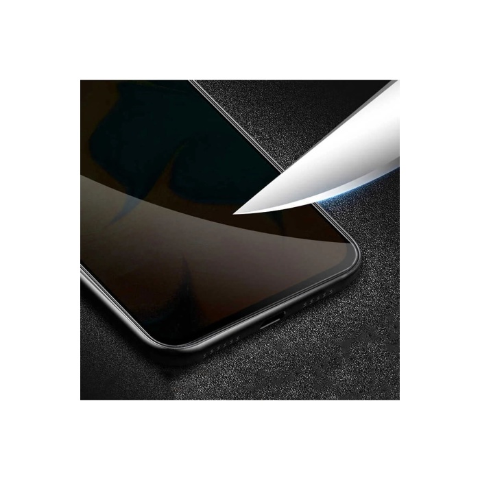 TOPTANBULURUM Samsung A72 Uyumlu Hayalet Ekran Gizli Tam Kaplayan Kırılmaz Cam Seramik Ekran Koruyucu Film