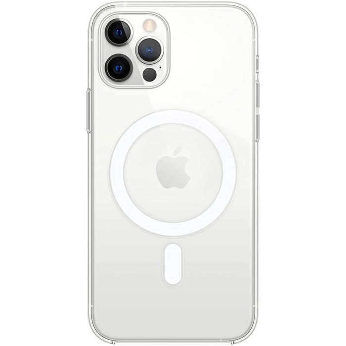 TOPTANBULURUM Iphone 12 Pro Kılıf Kamera Lens Korumalı Magsafe Destekli Şeffaf Darbe Emici Sert Kapak