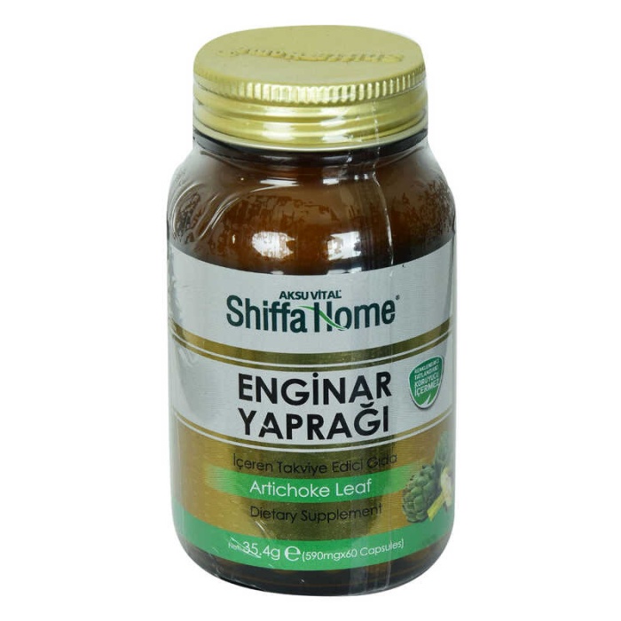 Shiffa Home Enginar Yaprağı Diyet Takviyesi 590 Mg x 60 Kapsül