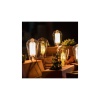 ST-64 4 watt sarı (Amber) ışık Rustik Dekoratif Led Ampul 5li Paket 340 LM  (Armut Tip) 1 Yıl Garantili RF-4W