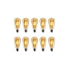 St-64 Flamanlı Rustik 4 watt sarı (Amber) ışık Led Ampul 10lu Dekoratif  (Armut Tip) 1 Yıl Garantili RF-4W