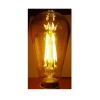Lambam 4w Dekoratif sarı (Amber) ışık Rustik Led Ampul E-27 10 Adet
