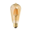 4 watt sarı (Amber) ışık Rustik Led Ampul