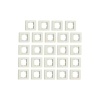 24 Adet Grano Beyaz Tekli Çerçeve 24lü Paket/set