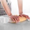 Hamur Torbası 2 li Set Orta ve Büyük Hamur Silikon Şeffaf Yoğurma Torbası Ekmek Makarna Mant