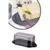 Kilitli Plastik Kapaklı Kahvaltılık Tereyağlık Peynirlik Erzak Saklama Kabı Ap-9428