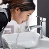 Buffer Krom Görünümlü Plastik Kolay Yerleştirilebilen Banyo Tuvalet Bahçe Fonksiyonlu Musluk Başlığı