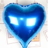 Kalp Uçan Balon Folyo Mavi 80 cm 32 inç